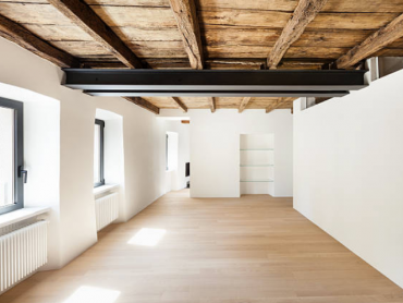 Steel Beam Holding Ceiling