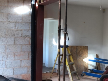 Support Beam Installation