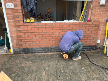 Garage Conversion Brick Work